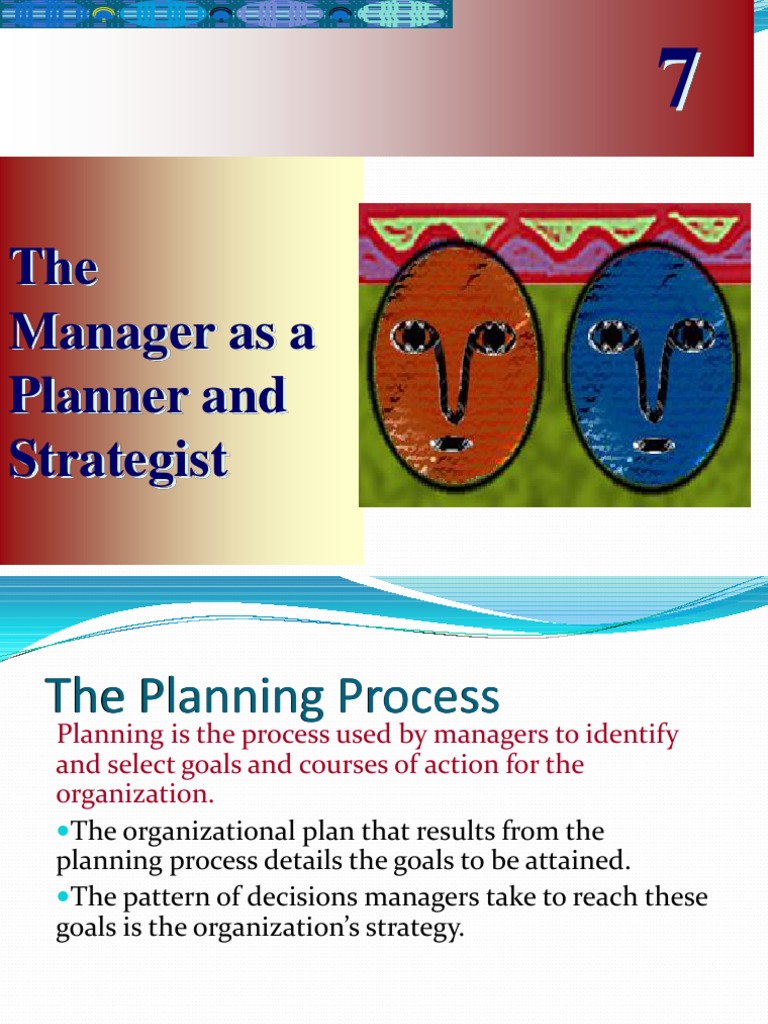 Managerial Planning and Strategy Guide | PDF | Competitive Advantage ...