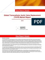 Global Transcatheter Aortic Valve Replacement (TAVR) Market Report