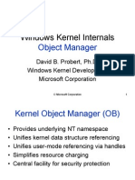 Windows Kernel Internal Object Manager