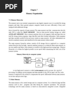 Chapter 7 Memory Organisation