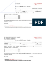 Proces Verbal Predare - Primire Anvelope - Tipizat