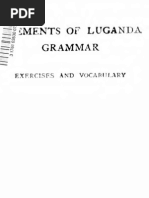 Download Elements of Luganda Grammar by COMPATRIOTTO SN20690175 doc pdf