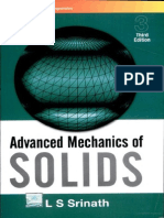 Advanced Mechanics of Solids by L.S. Srinath