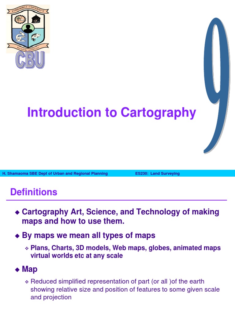 Introduction to Cartography Basics | PDF | Map | Cartography