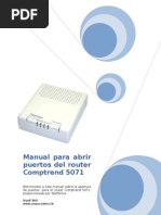 Download Manual para abrir puertos del router Comptrend by XooF SN2069040 doc pdf