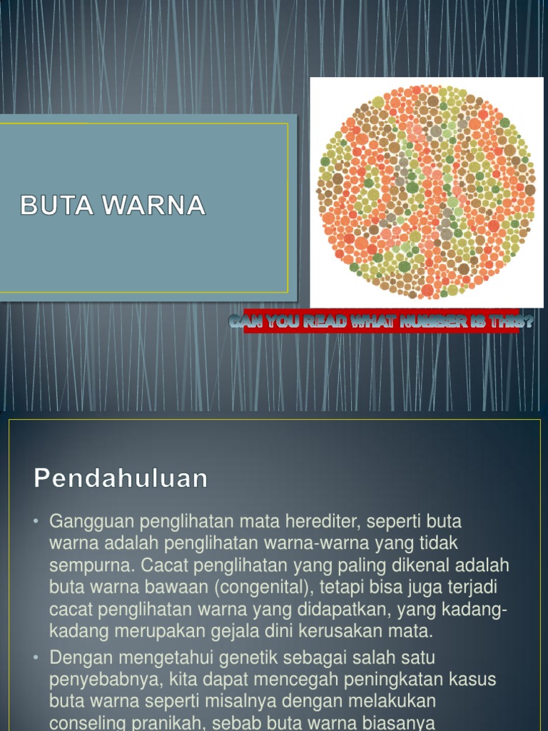 Definisi dan Penyebab Buta Warna | PDF | Sains & Matematika