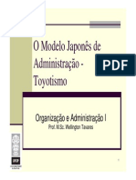 O Modelo Japonês de Administração Toyotismo