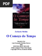 Zecharia Sitchin - O Começo do Tempo - Livro