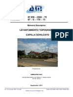 Memoria Descriptiva de Levantamiento Topografico