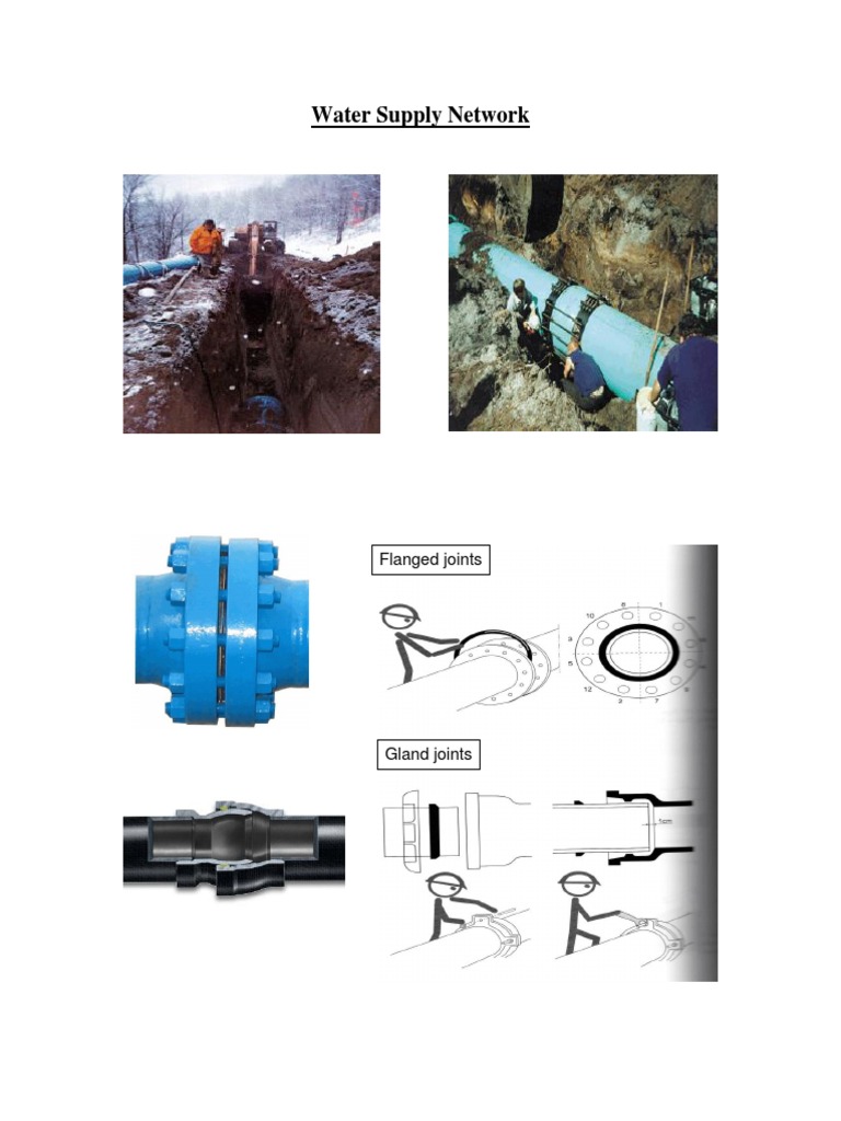 Water Supply Network Design Methods | PDF | Water Supply Network | Pipe ...