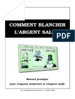 Comment Blanchir l'Argent Sale