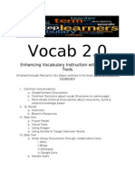 Enhancing Vocabulary Instruction With Web 2.0 Tools