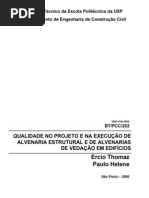 Alvenaria Estrutural - Recomendações e Traços