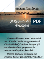 A Internacionalização Da Amazônia