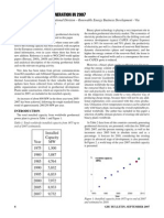 World Geothermal Generation 2007 - Geothermal Electricity Generation in Italy - Status and Perspective