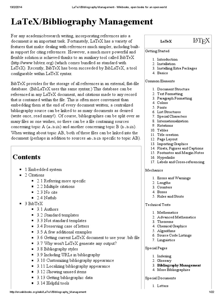 LaTeX Bibliography Management Guide PDF Citation Publishing — free download