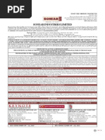 Sonear Industries Limited - Draft Red Herring Prospectus