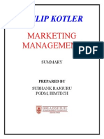 Kotler Summary PDF