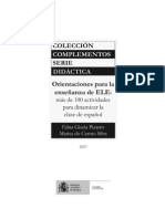 100 DINAMICAS PARA DINAMIZAR LA CLASE DE ESPAÑOL