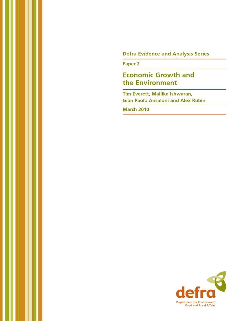 Economic Growth and Environmental Impact | PDF | Economic Growth ...
