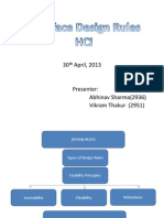 Designing Rules in Hci