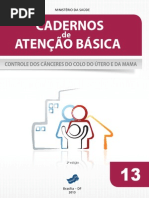 CADERNO ATENÇÃO BÁSICA CONTROLE CÂNCER COLO ÚTERO E MAMA