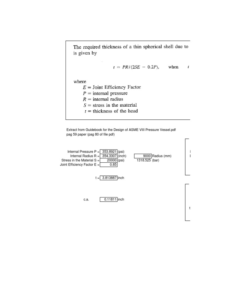 Design of Spheres According To ASME VIII | PDF | Teaching Methods ...