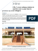 State-Of-The-Art Rs 1 Crore Railway Station in Patna Lies Disused for Over a Year Due to Protests by Local Villagers _ Mail Online