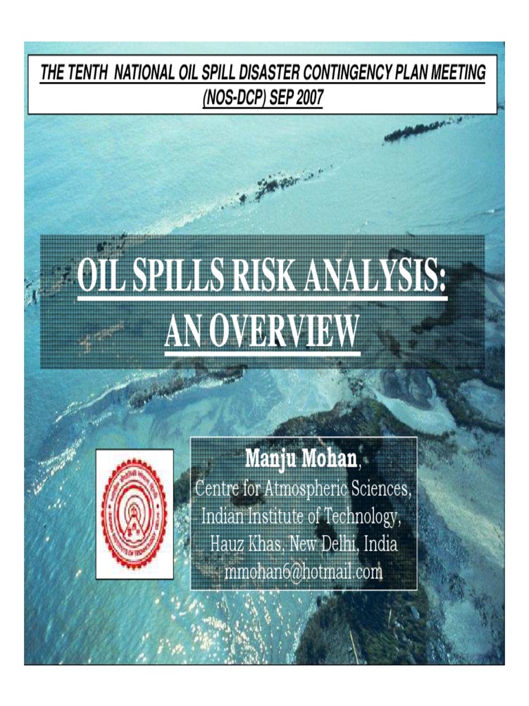 Oil Spill Risk Analysis Oil Spill Crete