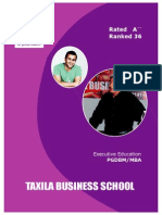 Taxila Business School EMBA Brochure