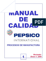 Manual de Calidad Volumen 1 Procesos de Manufactura Bebidas