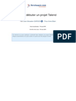 Bien Debuter Projet Talend