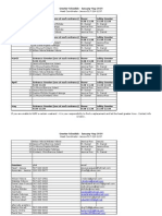 Greeter Schedule 2014