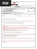 Avaliação Docente Pintura