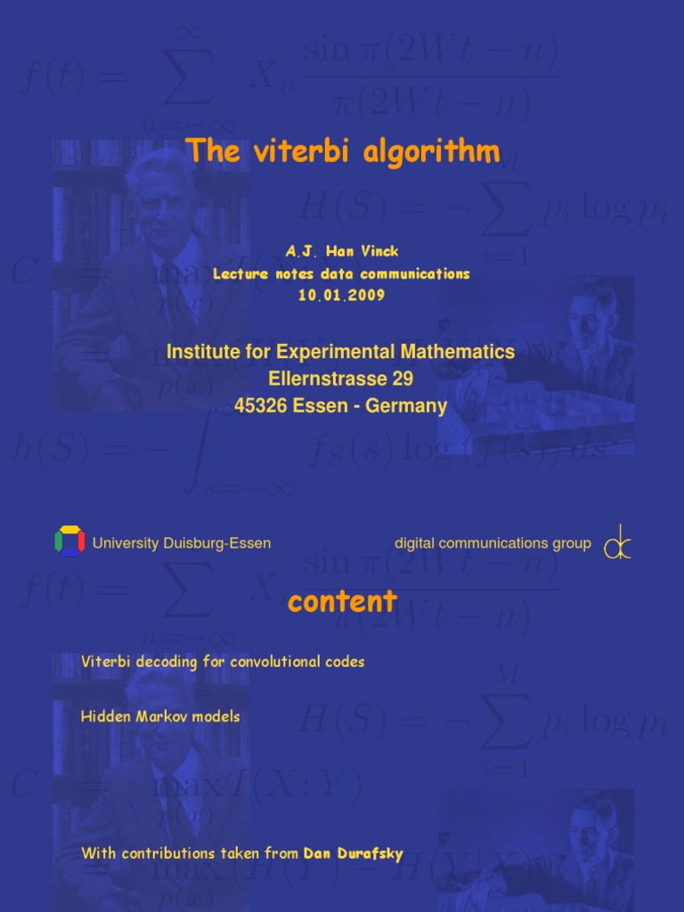 The Viterbi Algorithm | PDF