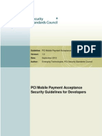 PCI Mobile Payment Acceptance Security Guidelines