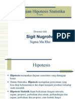 Download PengujianHipotesisStatistika by Debland SN20703117 doc pdf