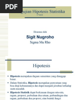 Download PengujianHipotesisStatistika by Debland SN20703117 doc pdf