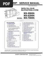 Sharp MX5500,6200,7000 Service Manual