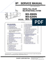 Sharp MX5500,6200,7000 Service Manual