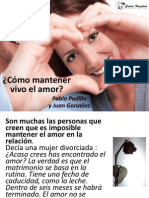 Cómo mantener vivo el amor - Simplificado