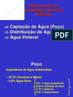 Captação de Água (Poço), Distribuição de Água e Água Potável