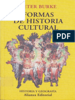 Burke, Peter, Formas de Historia Cultural