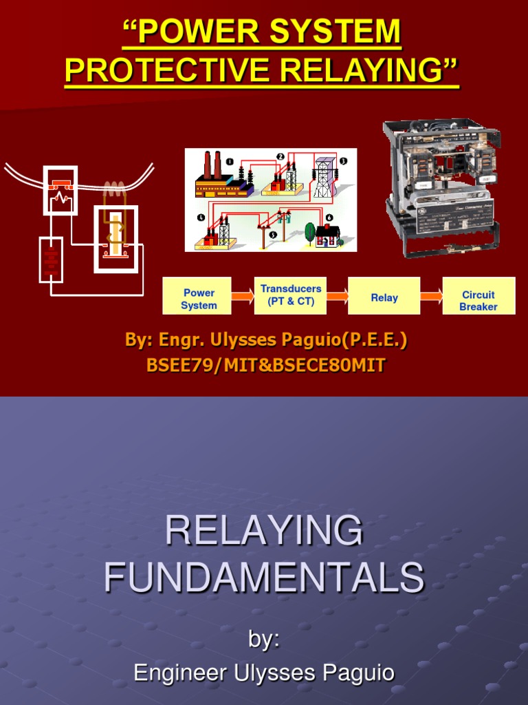 A. Basic Relaying Fundamentals1.1 PDF Relay Electric Power System