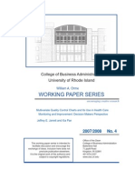 Working Paper Series: College of Business Administration University of Rhode Island