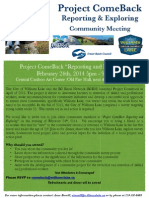 Community Meeting Invitation Poster