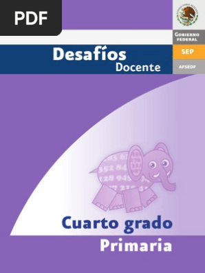 Desafios Matematicos Docente 4Âº Cuarto Grado Primaria Sustraccion Fraccion Matematicas