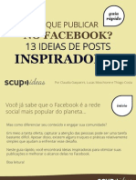 Guia Rápido - O Que Publicar No Facebook - 13 Ideias de Posts Inspiradoras