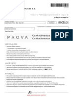 Prova Administrador B02 Tipo 001