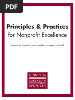 Principles & Practices: For Nonprofit Excellence